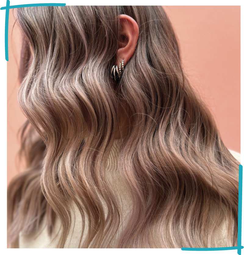 hair color of a color made by Bruna Viola hair colorist