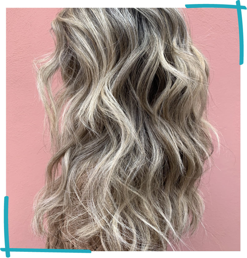 blonde hair made by Bruna Viola hair colorist